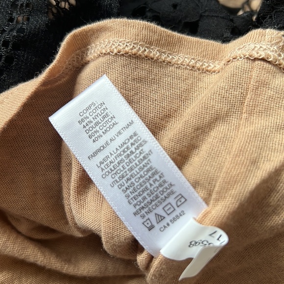 Express : Women's Black Lace Tank Top - Picture 6 of 6